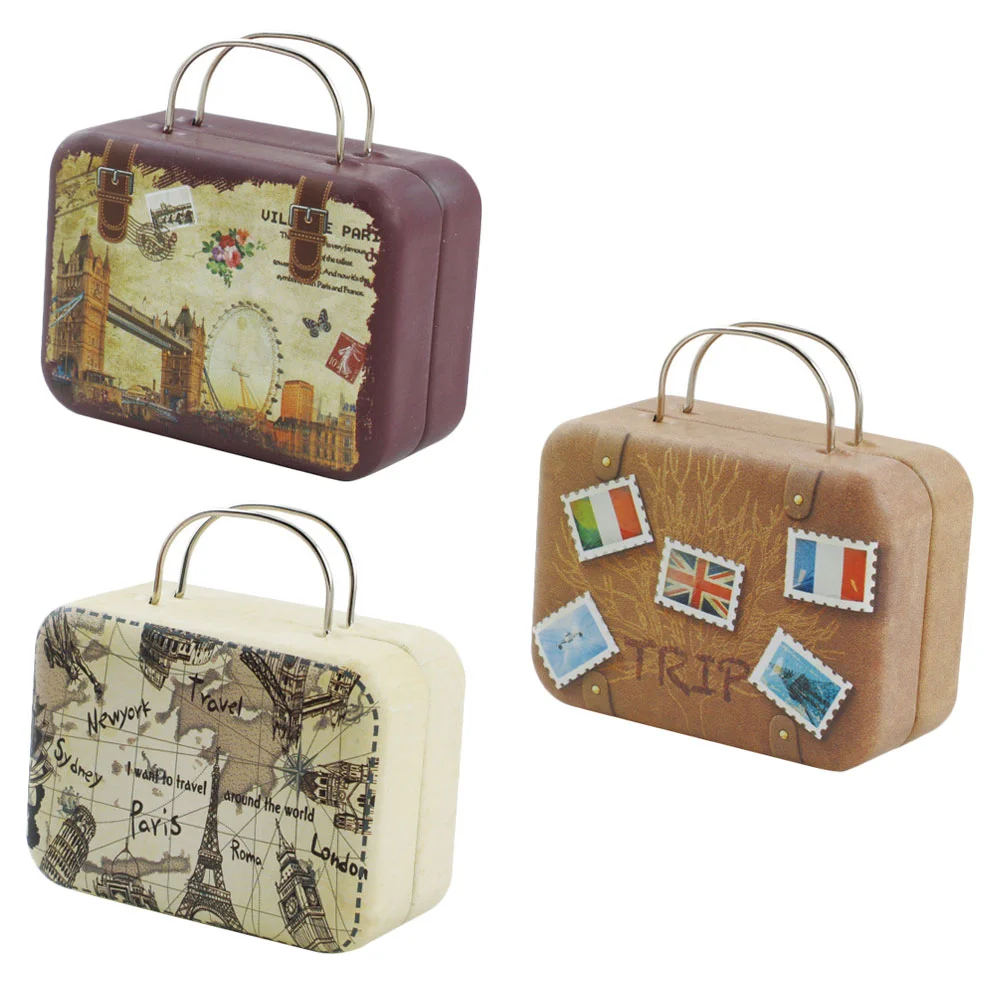 

Box Tin Boxes Metal Tins Container Party Holiday Gift Candy Tinplate Containers Favor Luggage Emptyvintage Decorative Christmas