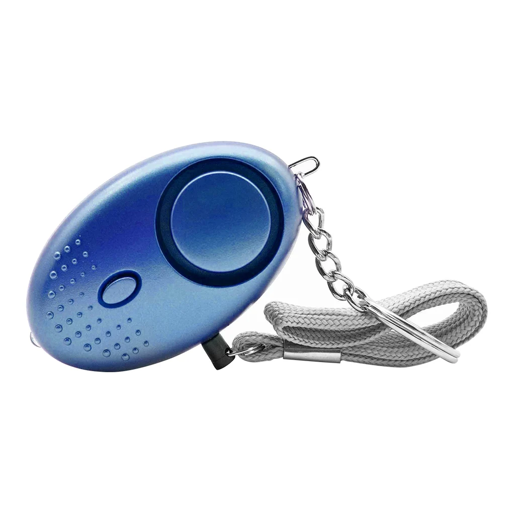 

1/2/3/5 Alarm Keychain Safety Keyring Emergency Portable Warning Sound Night Hiking Safe Equipment for Children Elderly Blue