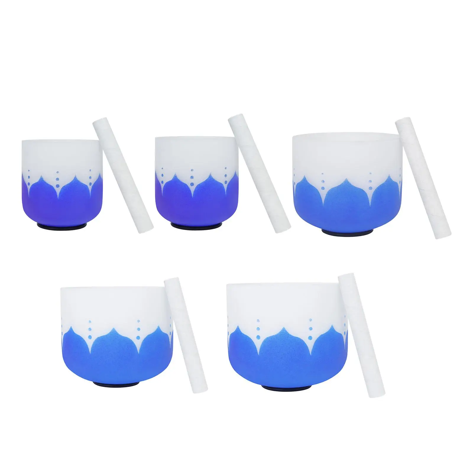 

Handmade Singing Bowls Set Sound Bowl Craft for Meditation Fireplace Desktop