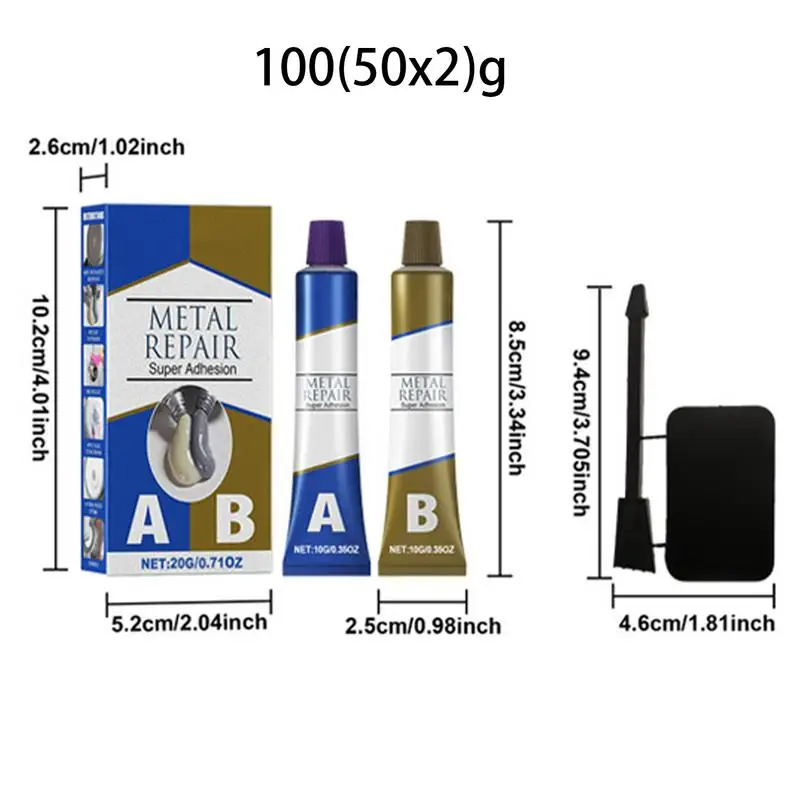 Металлический сварочный клей эпоксидный сверхпрочный для металла и