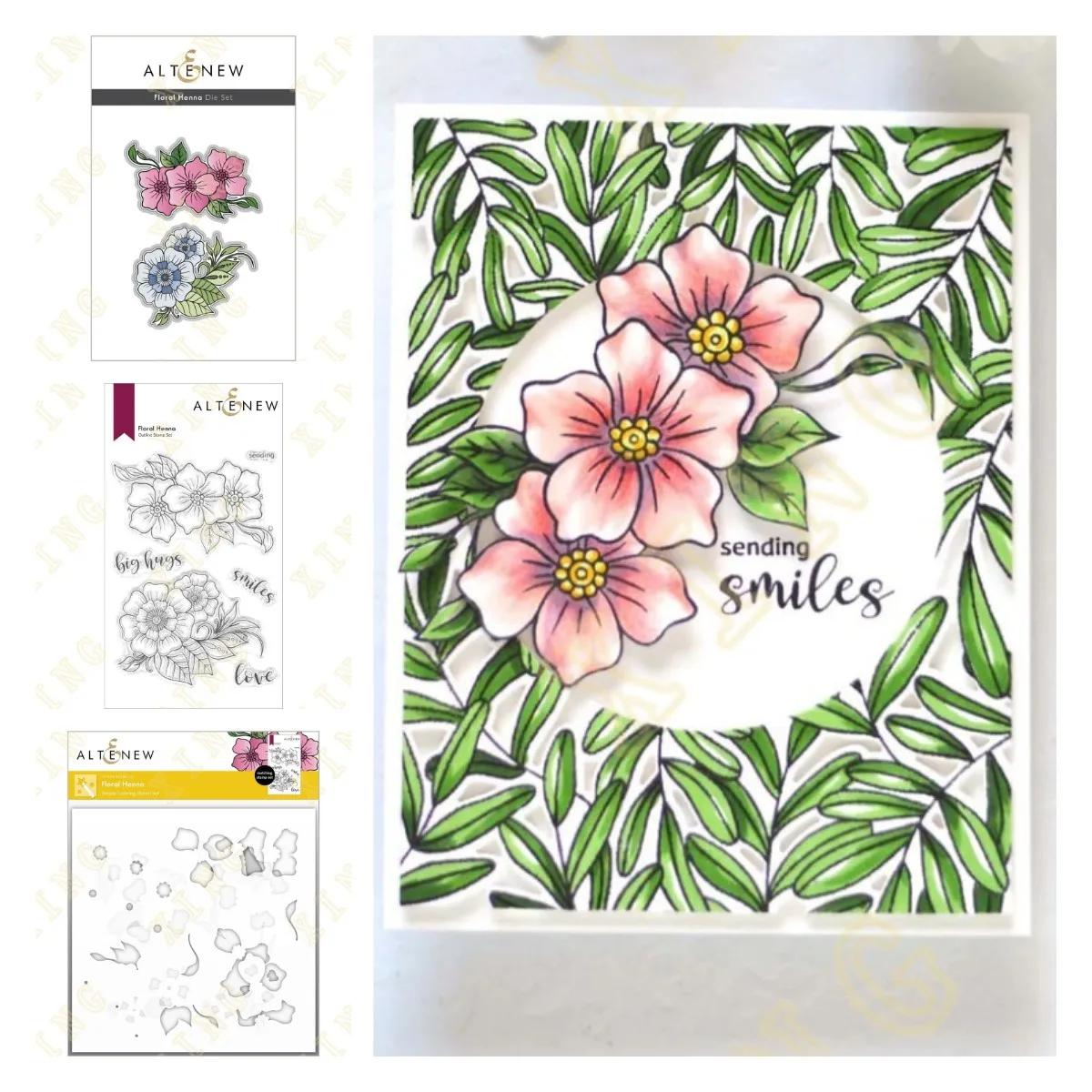 

New 2022 Floral Henna Metal Cutting Dies Stamps Stencil Scrapbook Diary Decoration Stencil Embossing Template Diy Card Handmade