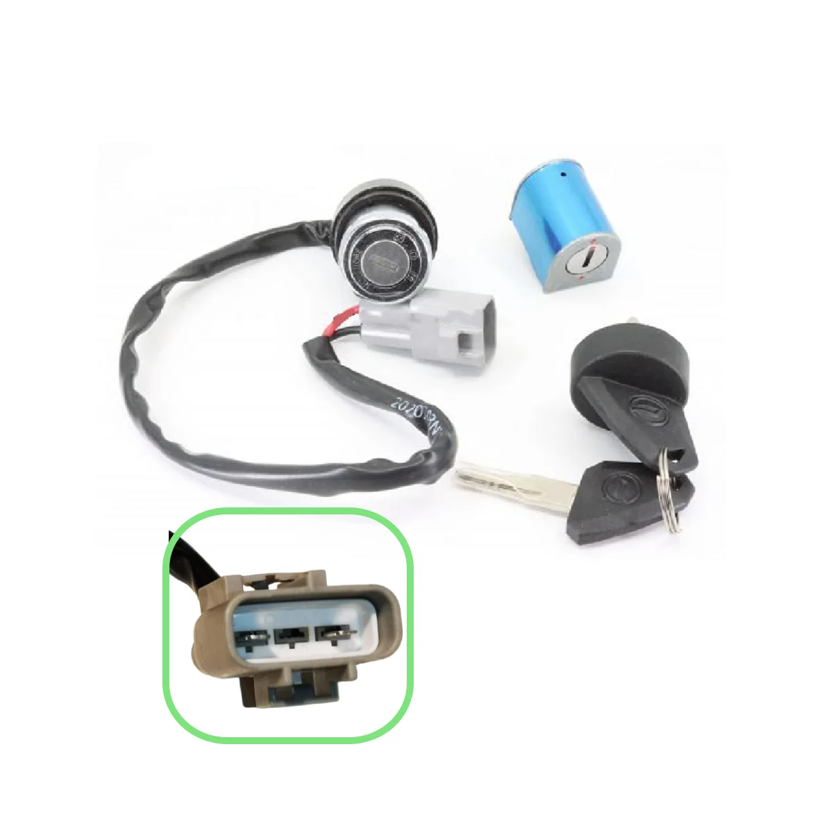 

3(2pin) Plug Lock Kit for CFmoto Cforce 800 XC CF800AU-2A CF800ATR-3 CF1000ATR CF1000AU 1000 Gladiator X850 X1000 ATV