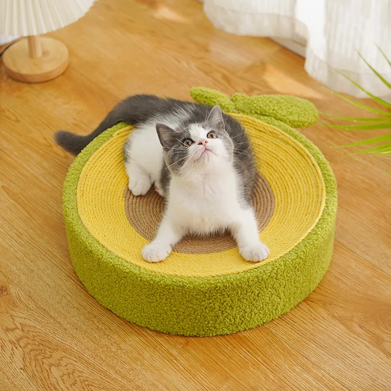 

Avocado Cat Scratching Basin Grinding Scratching Rest Play Cat Scratching Board Sisal Scratching Grinding Cat Litter Toys