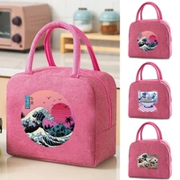 women lunch bag 2022 child thermal insulated portable picnic travel outdoors lunch bags cooler food storage box tote lunch pouch