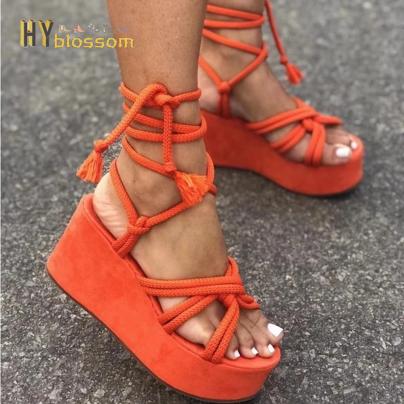 Ladies Sandalias Summer Women Wedge Sandals Platform Flip Flops Soft Comfortable 2022 New Casual Shoes Outdoor Beach Slippers