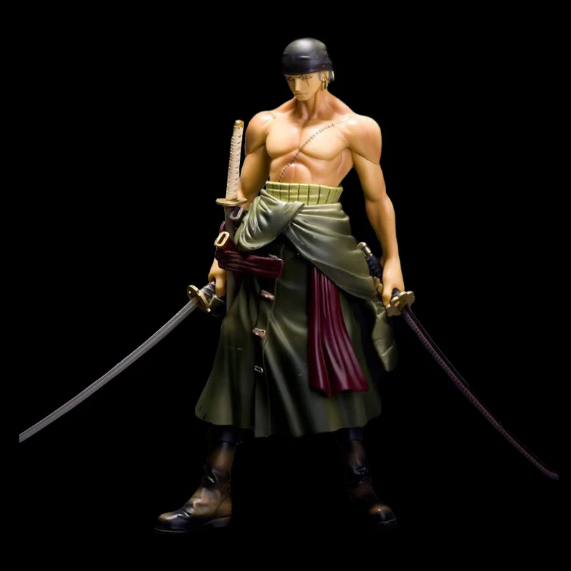 

Anime Portrait of Pirates Roronoa Zoro Battle PVC Action Figure Toy Anime Figures Collection Model Doll Children Gift