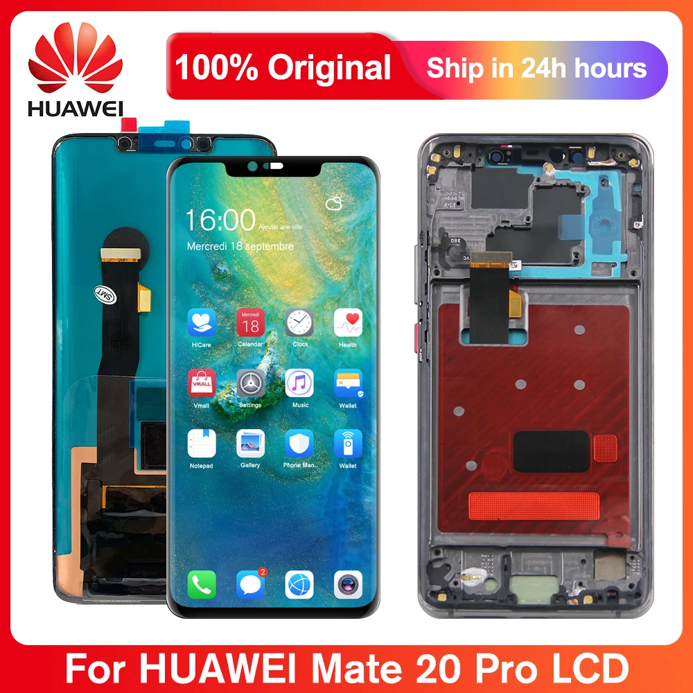 6.39'' Original Lcd For Huawei Mate 20 Pro Display Touch Screen Digitizer Assesmbly Replacement Mate20 LCD | Мобильные