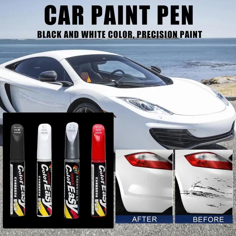 

10ml Car Scratch Repair Pen Long Lasting Scratch Pen Touch Up Paint Repair Kit Car Tire Tread Automotive Care Maintenance