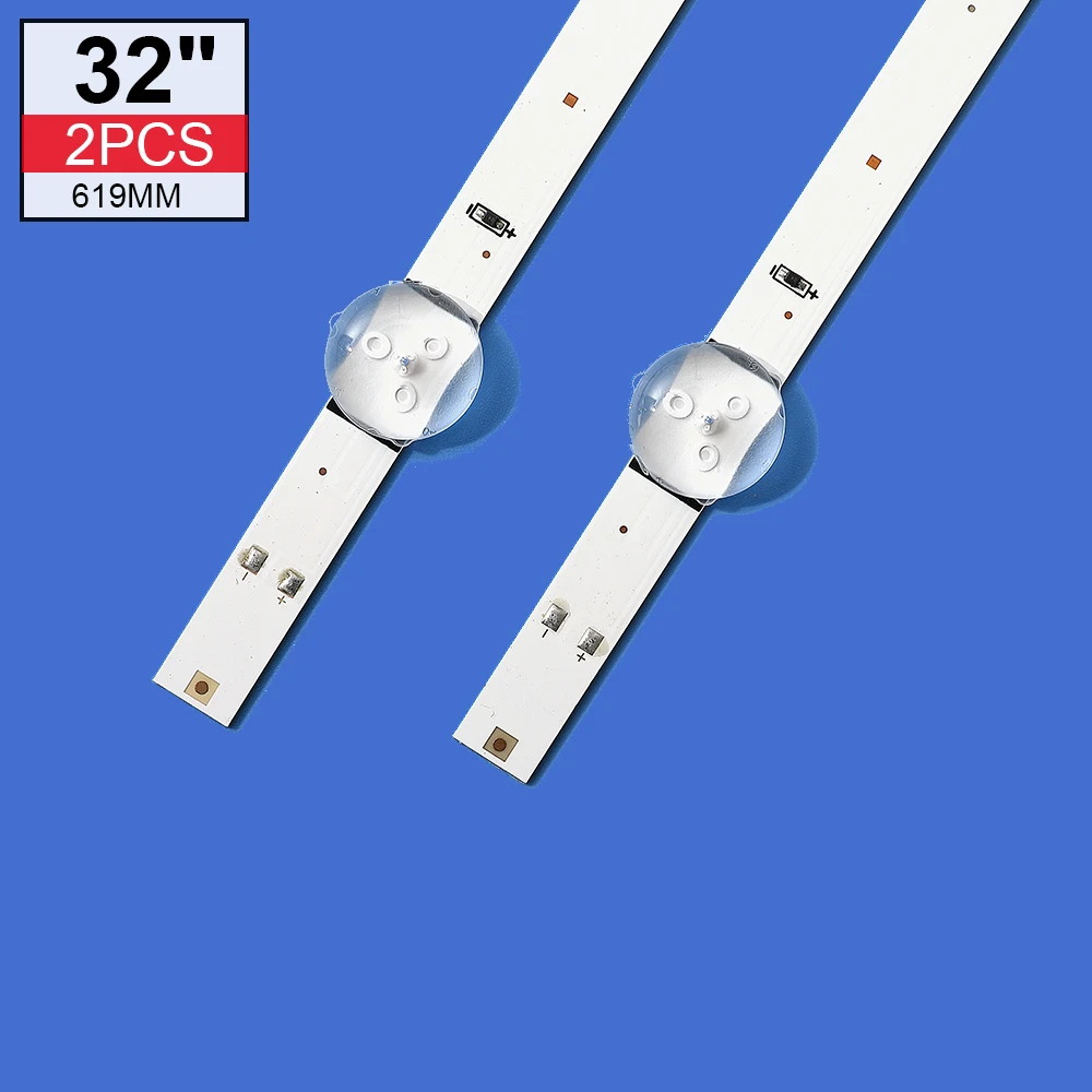 Светодиодная лента для подсветки (2) Samsung UE32J5000 UE32J5270 UE32J5005 UE32J5200 2015 SVS32 FHD V5DN-320SM1-R2 R3 R1