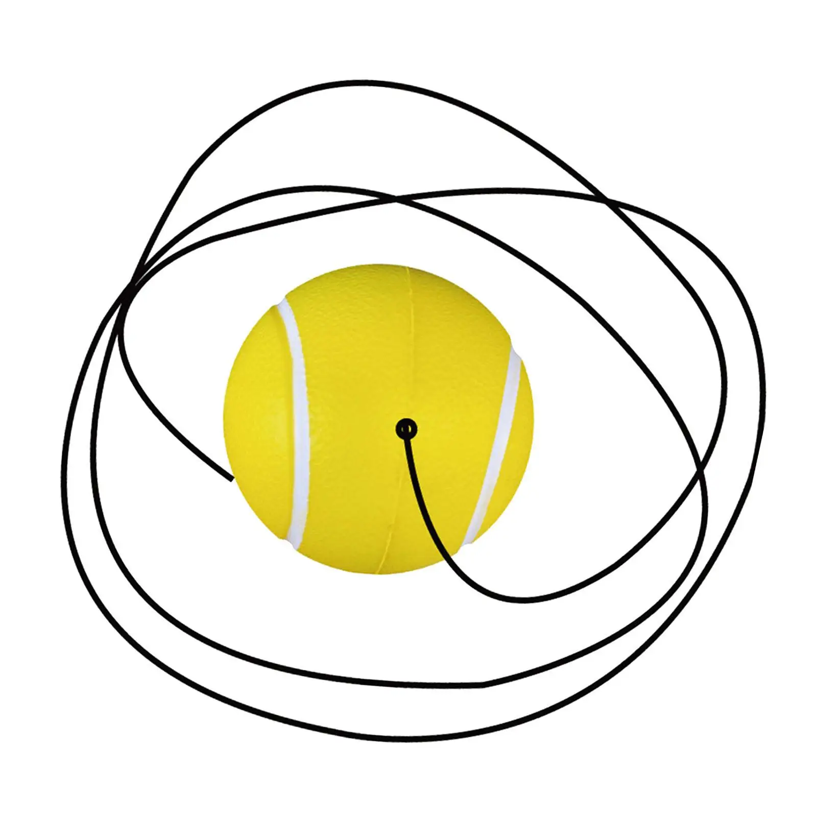 

Tennis Ball with String Tennis Self Practice Elastic Durable for Tennis Trainer