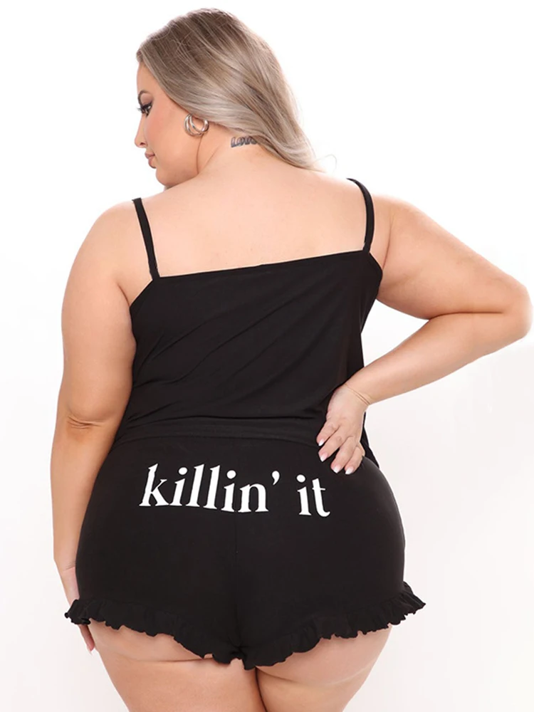 Женский летний комплект из двух предметов сексуальный комбинезон и шорты в