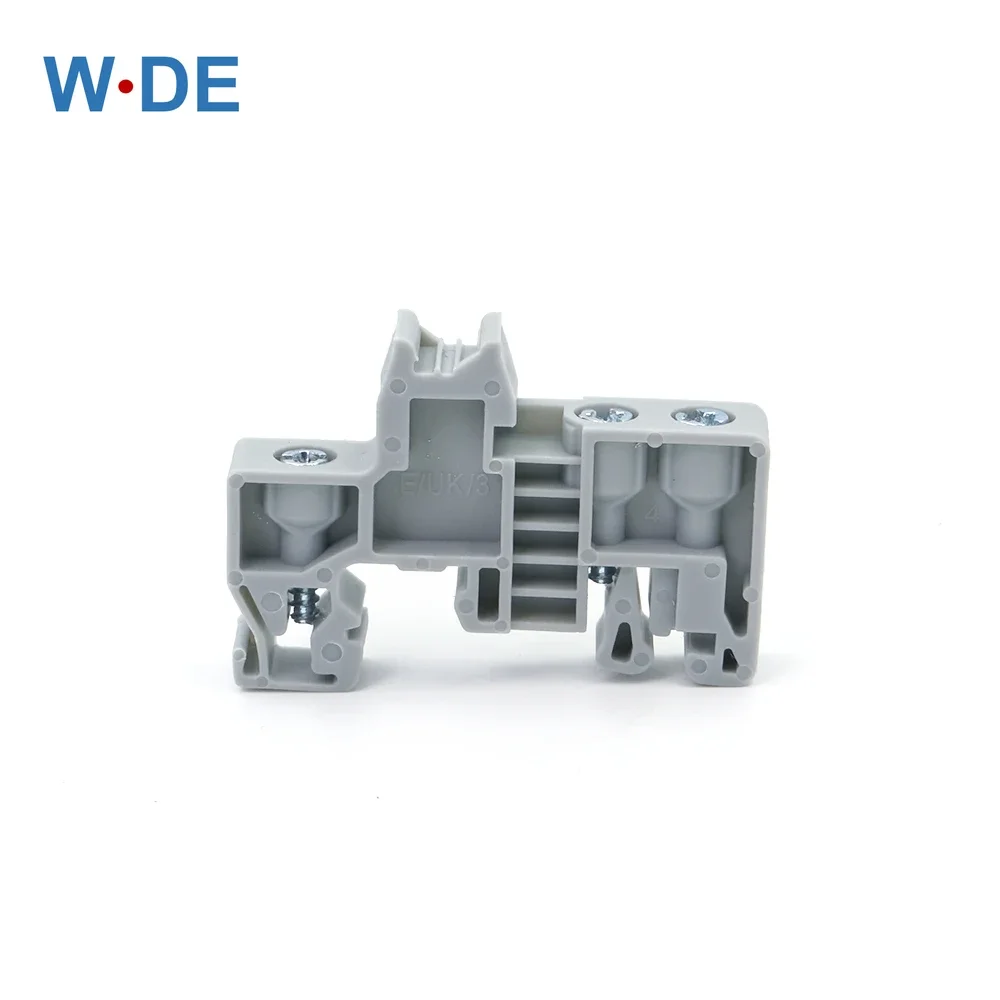 100 шт. производитель E/UK и E/UK-2 концевой упор для клеммных колодок кронштейн на