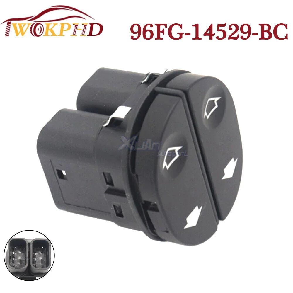 Фото XUAN 96FG-14529-BC электрический переключатель управления стеклоподъемником, кнопка подъемника со стороны водителя для Ford Fiesta Fusion Street KA Transit 95-12 №5