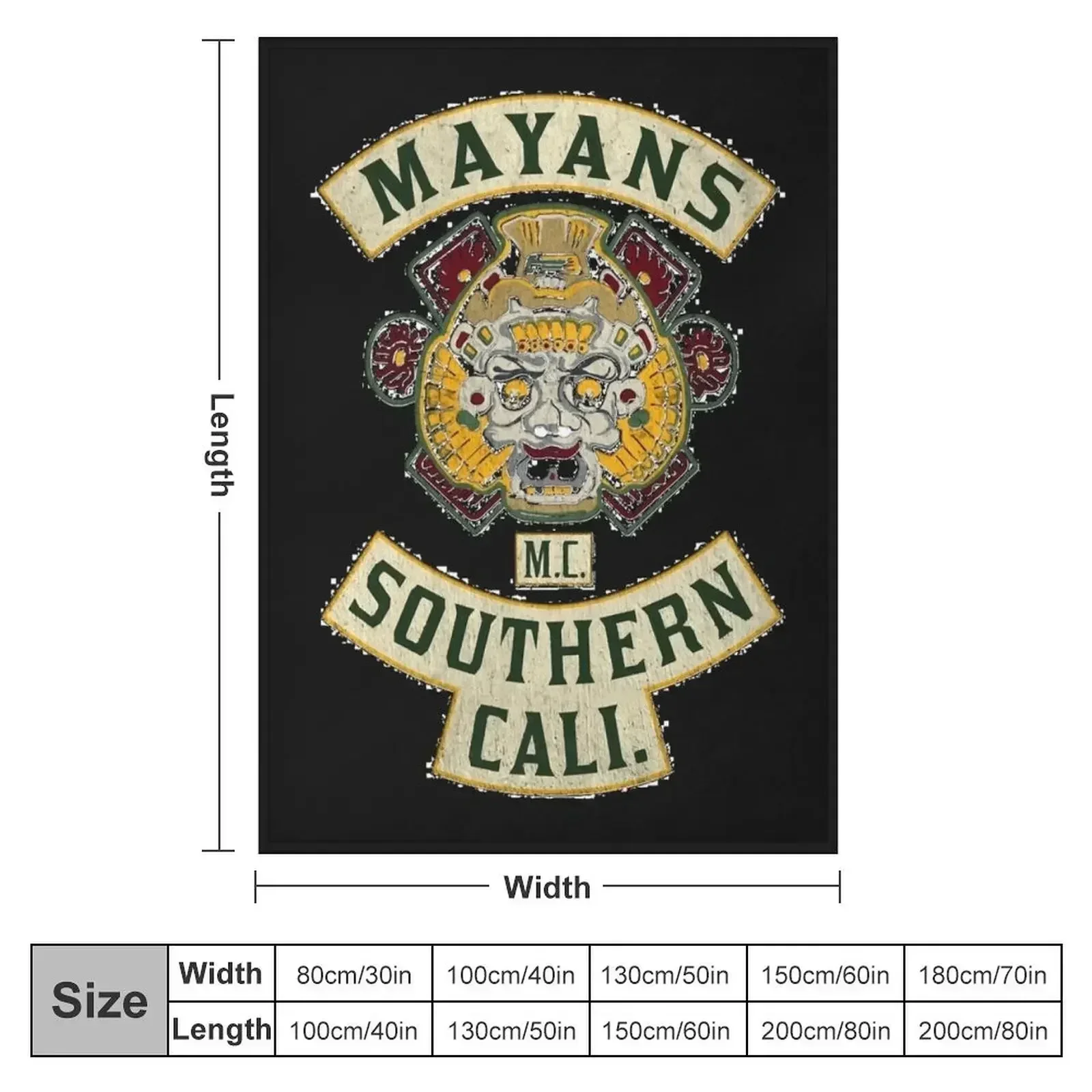Mayans MC Throw Blanket funny gift Weighted Beautifuls Blankets