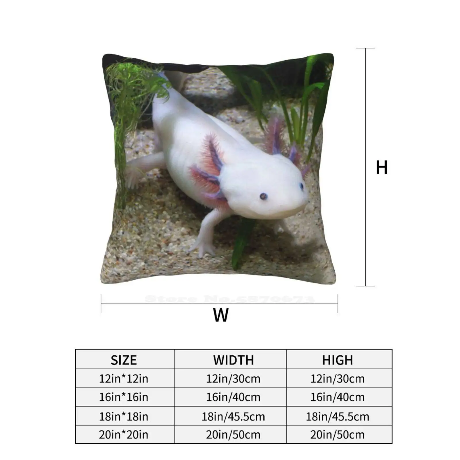 Подушка Axolotl с улыбающимся домом наволочка для дивана автомобиля забавная Smile