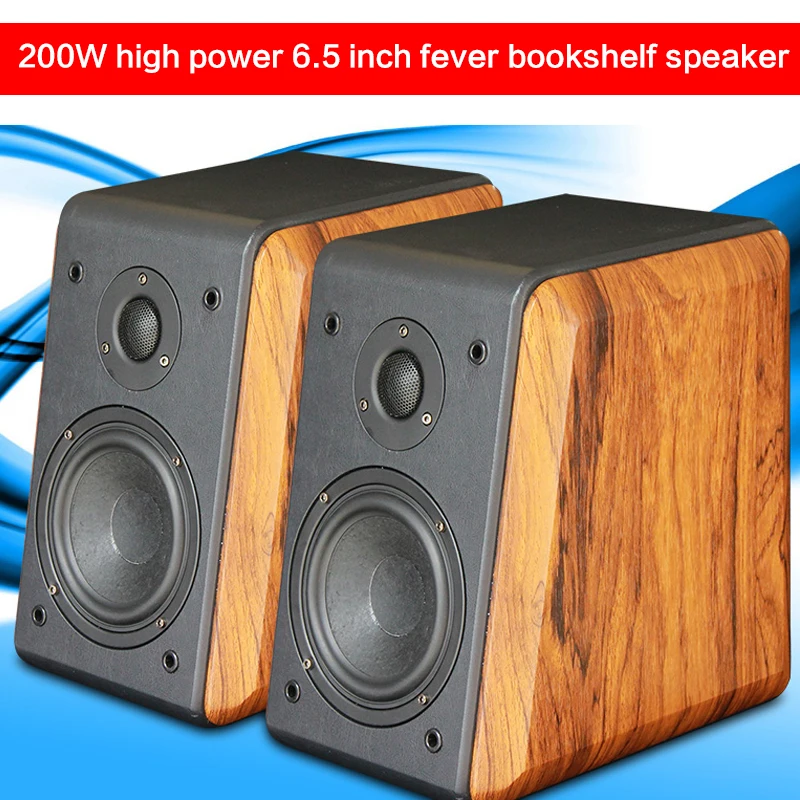 

200W 6.5 Inch High-power Bookshelf Passive Speaker Home with Fever Hifi Audio Front Speaker High Fidelity Desktop Speaker