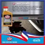 

STP для 302006700®Обработка дыма, выхлопной дыма и потребление масла. STP®Дымовой механизм, бензин