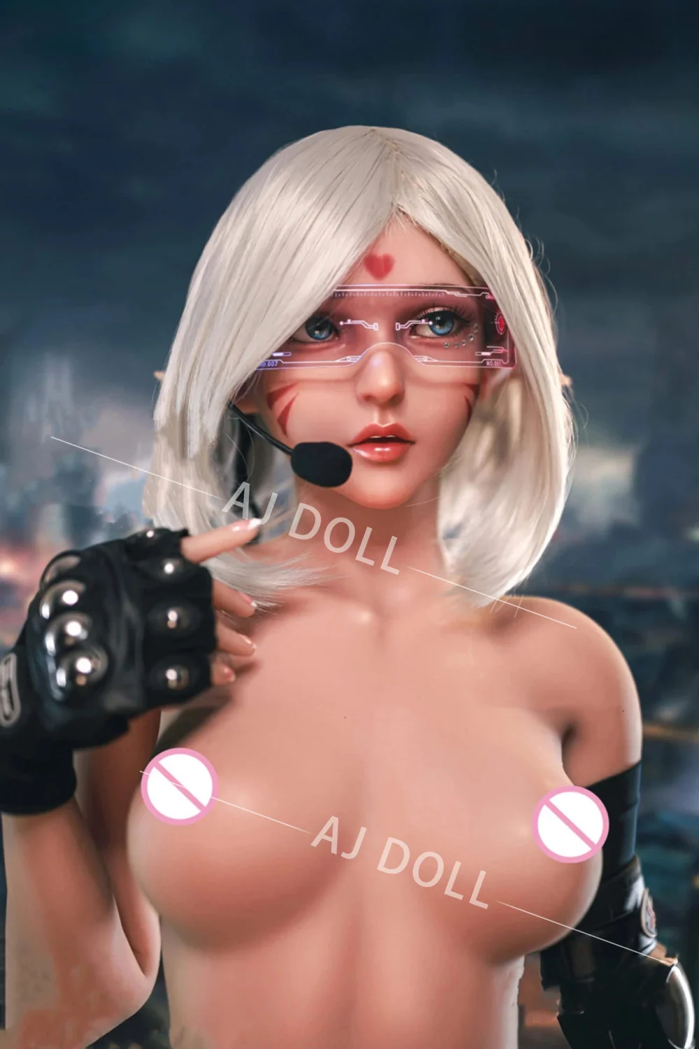 Кукла для секса AJDOLL 152 см. Реалистичная плоская грудь, мягкая попа, оральная, вагинальная и анальная дырки. Сексуальная и красивая взрослая игрушка с полным телом для мужчин.