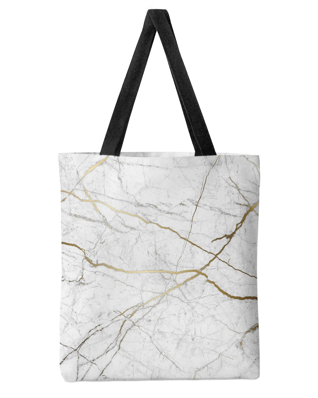 

Marble Pattern Large-capacity Women Shopping Canvas Tote Bag Girl Female Lady Space Reusable Eco Shoulder Student Handbags