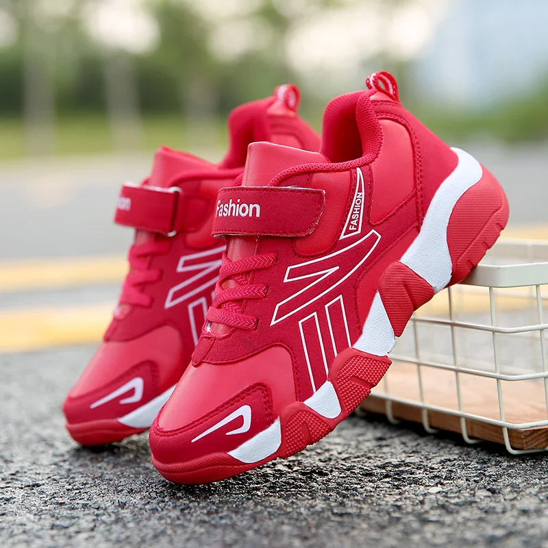 Sport Kids Sneakers Girls Casual Shoes for Children Sneakers Girls Shoes Leather Anti-slippery Fashion Tenis Infantil Menino