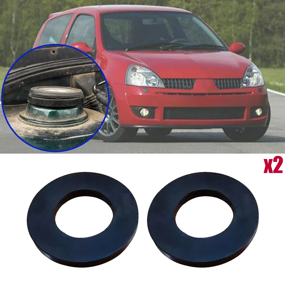 

2x для Renault Duster 2 HS HM 2010-2022 Logan Sandero, новая автомобильная стойка, верхнее крепление, башня, подвеска, амортизирующий резиновый подшипник