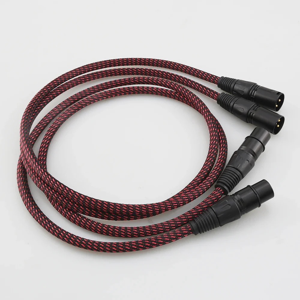 Аудиокабель Audiocrast Hi End HIFI XLR Сбалансированные аудиокабели с медными оловянными