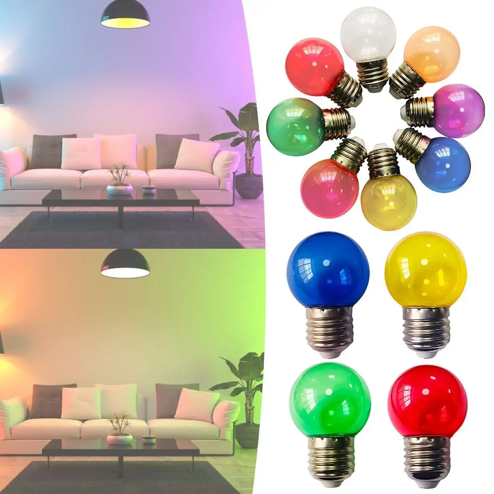 

Hot Flashlight Home Decor Lamparas ABS Lamp LED Bulb E27 Colorful Light