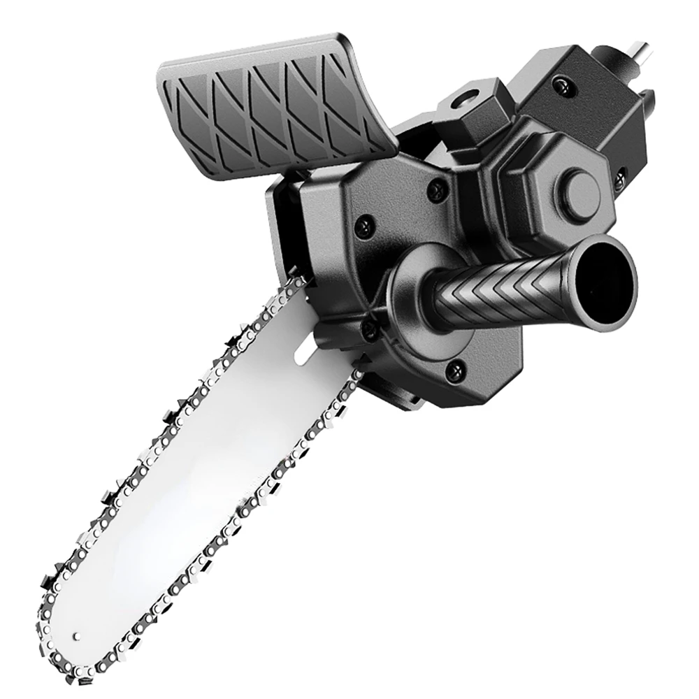 

4/6 Inch Electric Drill Modified To Electric Chainsaw adapter Tool Portable Conversion Head Kits Metal Decorative Plate