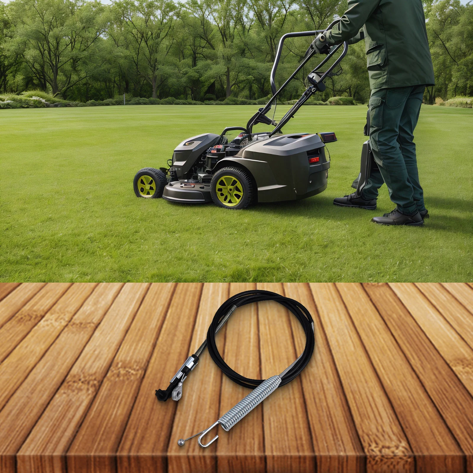 Трос для газонокосилки тормозной трос аксессуары садовых электроинструментов