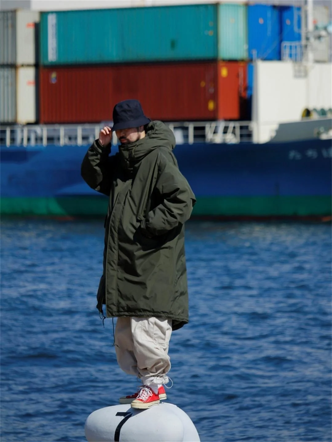 24AW Nanamica LongDown Ультра-длинный полностью ламинированный оптоэлектронный