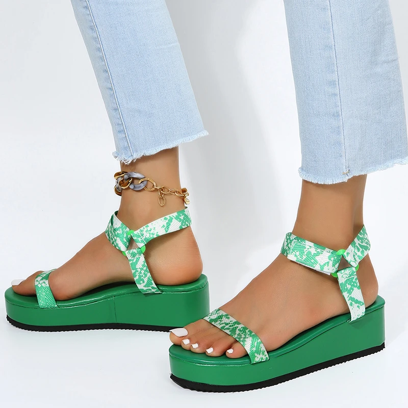 

2022 New Roman Sandals Thick Sole Women's Buckle Belt Black Middle Heel Gladiator Designer Thick Sole Narrow Belt Women's Shoes