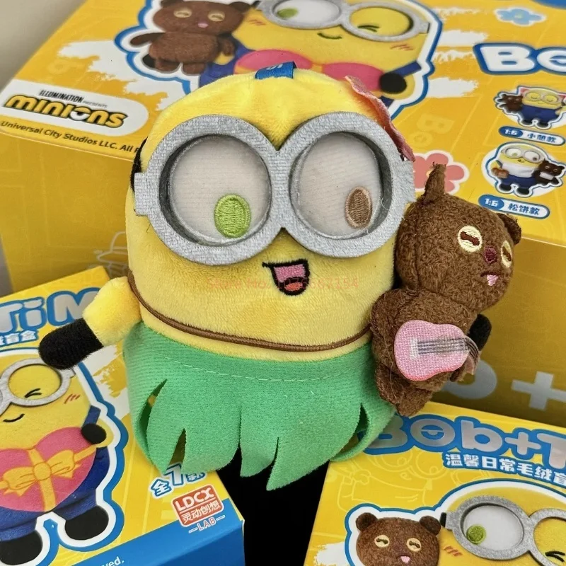 Подлинные Миньоны Боб и Тим медведь теплые пушистые ежедневные плюшевые