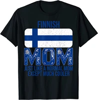 vintage finnish mom finland flag design for mothers day