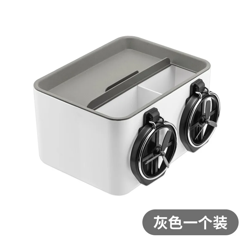

Tissue Mask Organizer Box Multifunction Storage Box For Car Creative Storage Case With Water Bottle Holder Rack Car Storage Bin