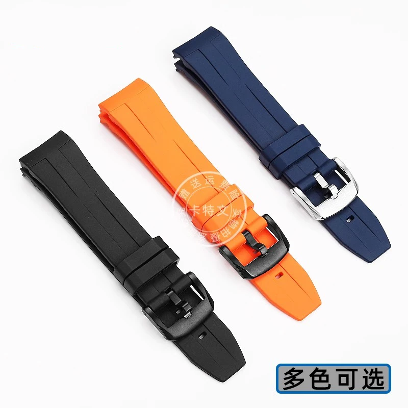 Оранжевый черный синий силиконовые аксессуары для часов Citizen Promaster Series JY8078/8074/8085