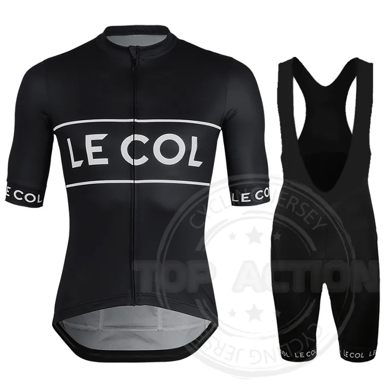 Новинка лета 2022 велосипедная Одежда LE COL с коротким рукавом Слюнявчики для