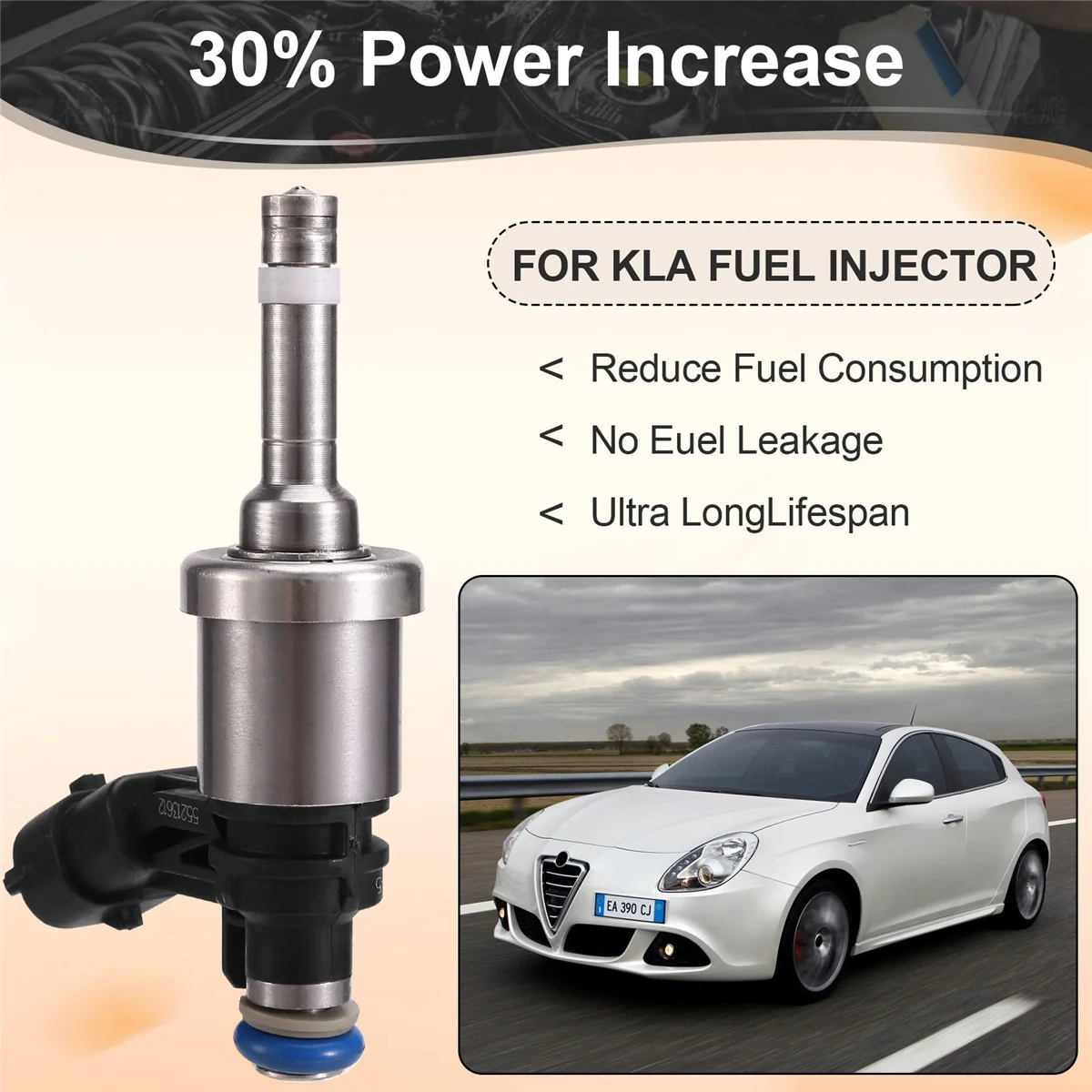 4шт 0261500067 55213612 Топливная форсунка подходит для Alfa Romeo 159 BRERA GIULIETTA 1 8 TBi LANCIA DELTA MK3