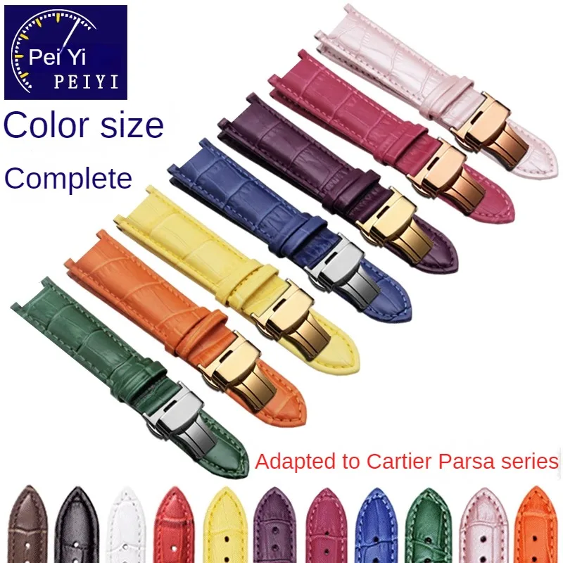 Ремешок для часов из коровьей кожи с принтом крокодила Пей