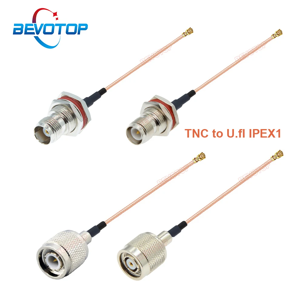 BEVOTOP TNC к IPX RG178 кабель TNC штекер/гнездо к u.FL IPX IPEX1 гнездовой разъем RG1.13 удлинитель RF коаксиальный отрезок