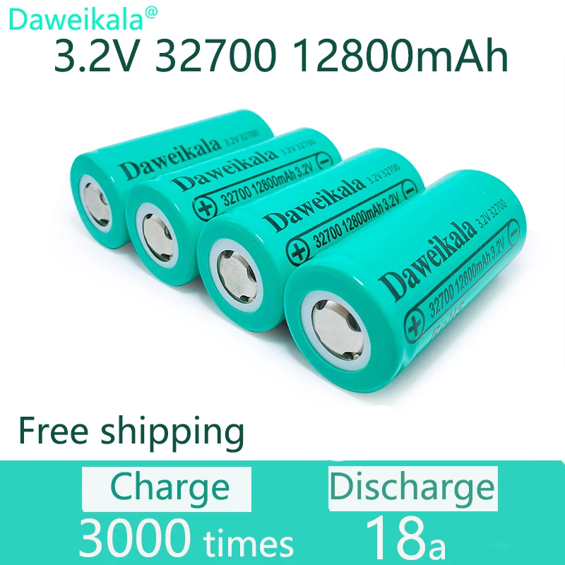 

2023 Original 32700 12.8Ah 3.2V lifepo4 Rechargeable Battery Li-ion Professional Lithium Iron Phosphate Power Battery with