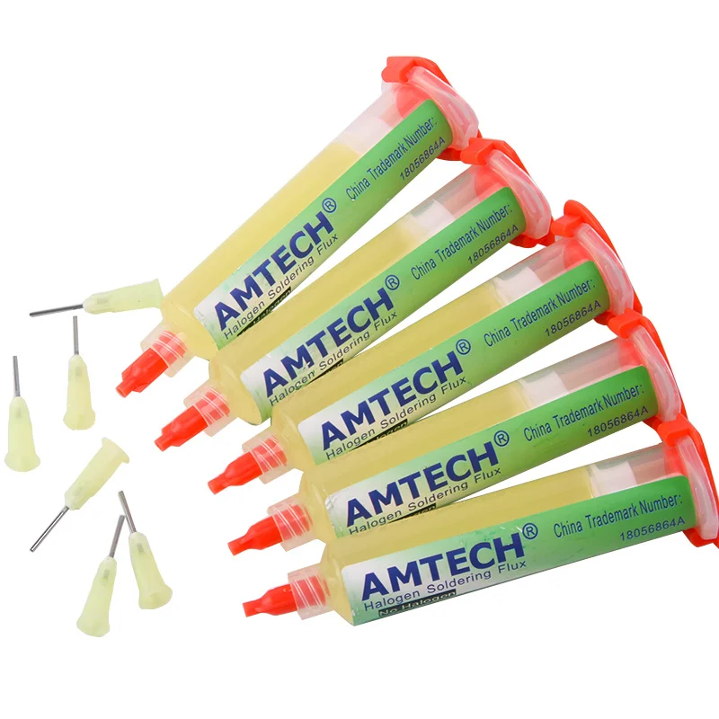 Паяльная ремонтная паста 100% оригинальная Amtech nc-559-asm BGA PCB неочищенная паяльная для