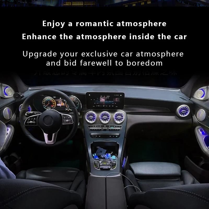 Автомобильный 4d-роторный высокочастотный твитер для Benz C/E/S/GLC Class W223 лампа