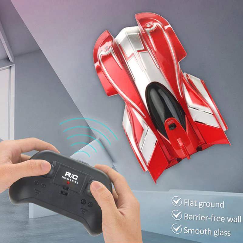 

RC Car 2.4G Gravity defying Vertically Climbing Stunt Car with Light Infrared Rechargeable Vehicle Electric Auto Toy