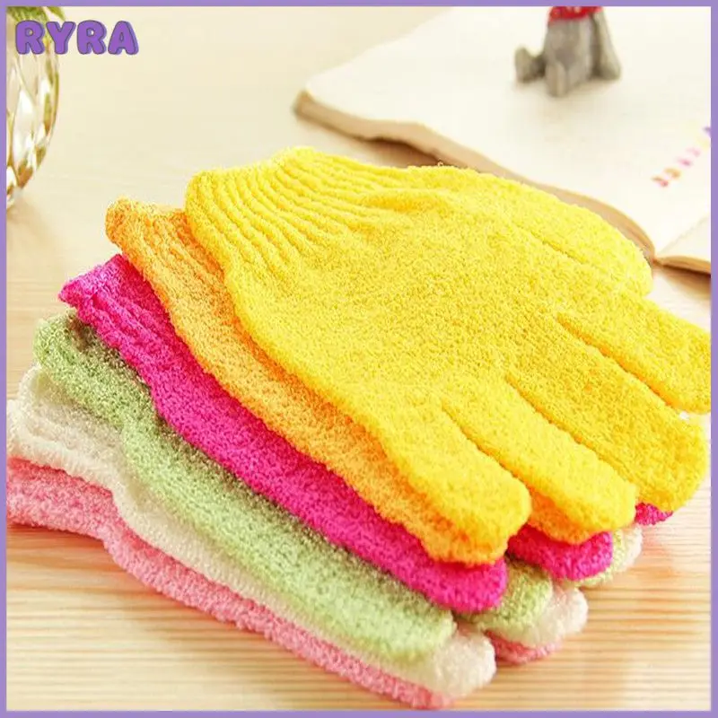 

Household Elastic Wipe Shower Towel Massage Rubbing Mud Body Wash Cleaning Gloves Bathroom Products Bath Gloves Exfoliating