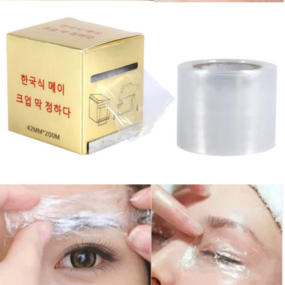 

1 Roll 42MM*200MM Microblading Plastic Tattoo Wrap Disposable Preservative Film Eyebrow Tattoo Accessories For Permanent Makeup
