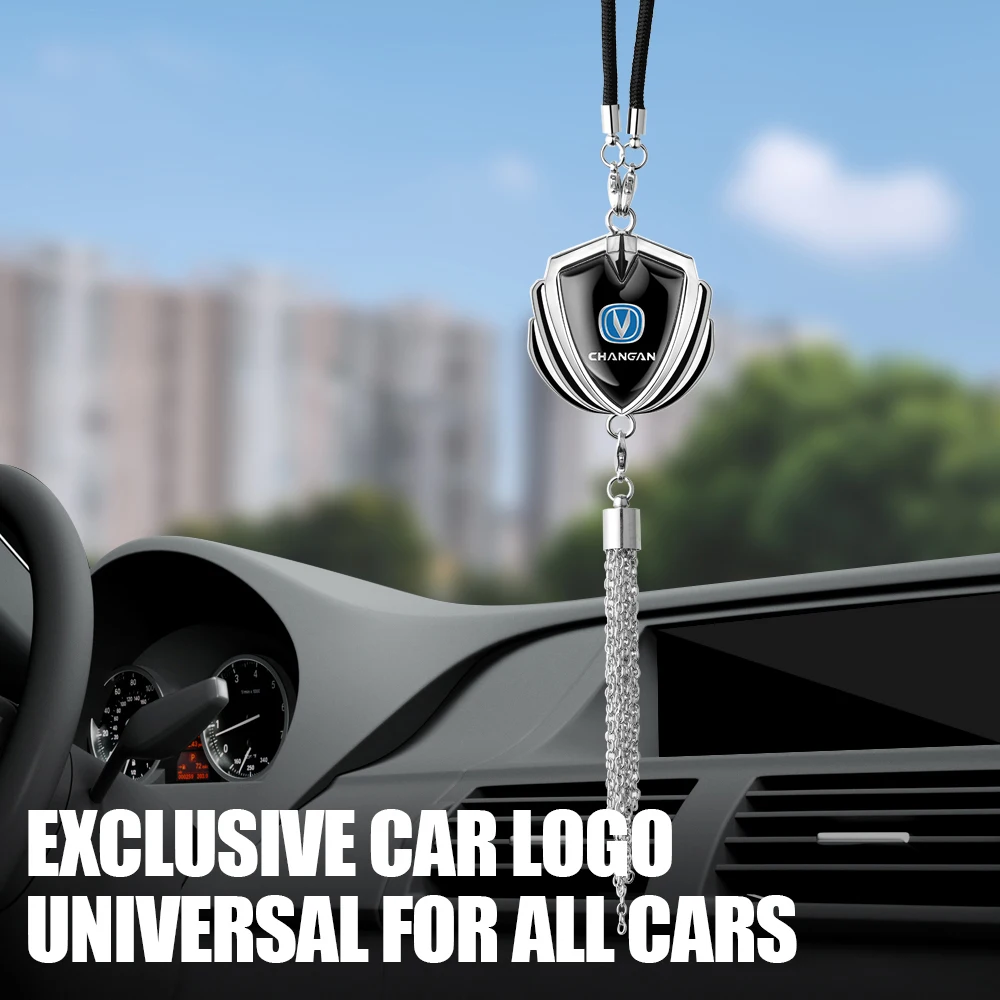 

Metal Car Logo Back View Mirror Hanging Ornament Decoration Pendant For Changan CS75 CS35 CS85 CS15 CS95 CX70 CS55 EADO CX20 etc