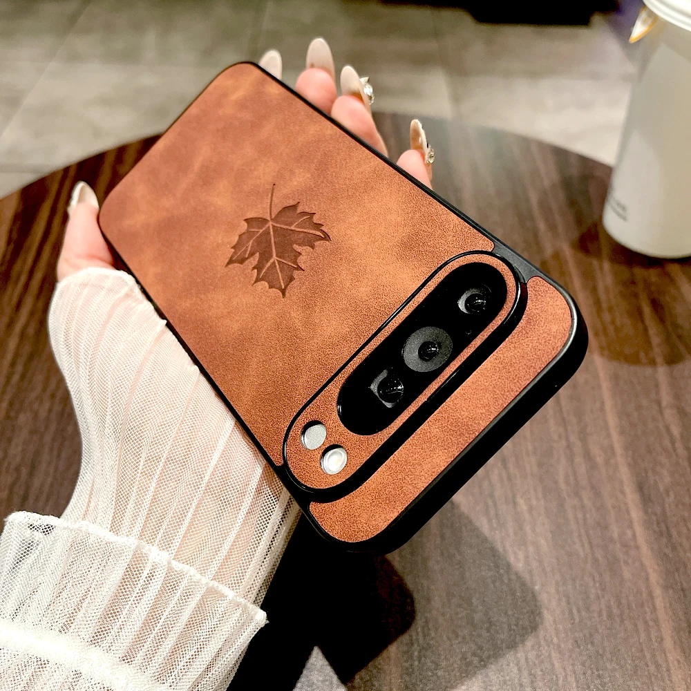 Retro Leather Case For Google Pixel 9 8 7 Pro XL A 9A 8A 7A 9Pro 8Pro 7Pro Phone Retra Cover