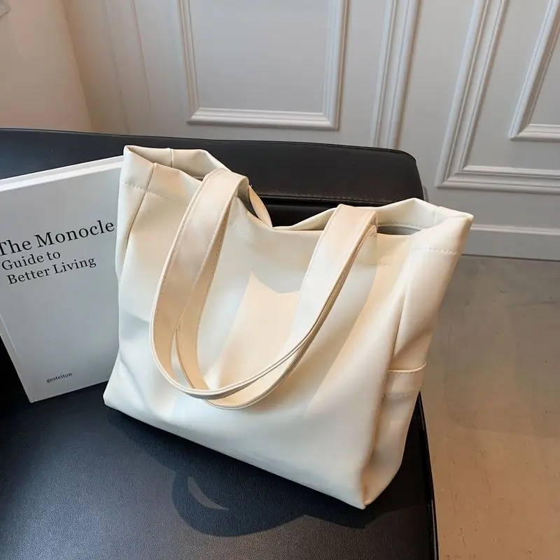 Large-capacity Bag 2022 New Student Casual Shoulder Bag Simple Shopping Storage Bag Tote Bag