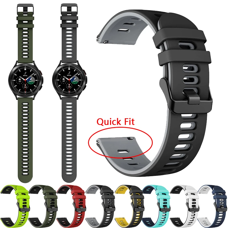 

Дышащий силиконовый ремешок для смарт-часов Xiaomi Mi Watch S1 Active Color 2 Huami Amazfit GTR 47 мм, быстросъемный браслет