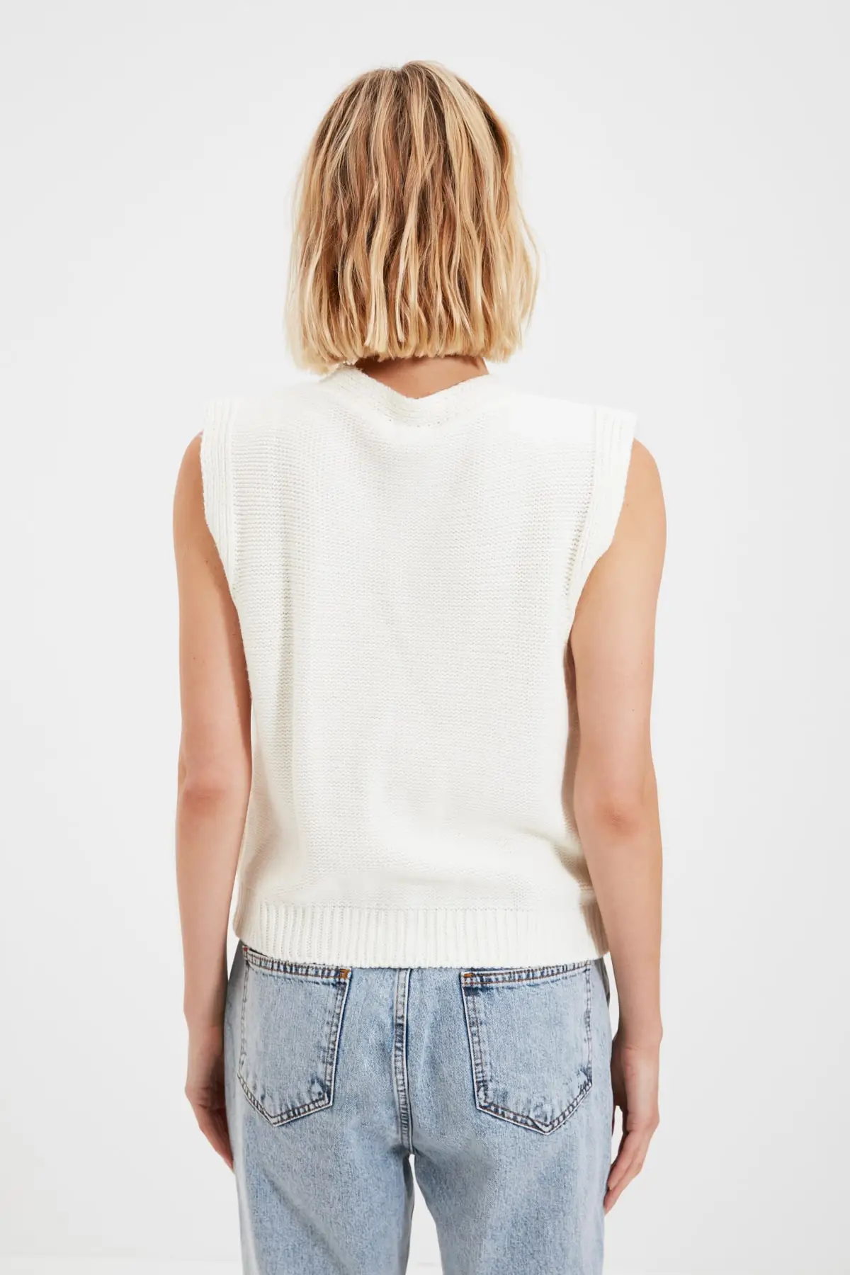 

Trendyol Mesh Detailed Knitwear Jumper TWOAW22BZ0020